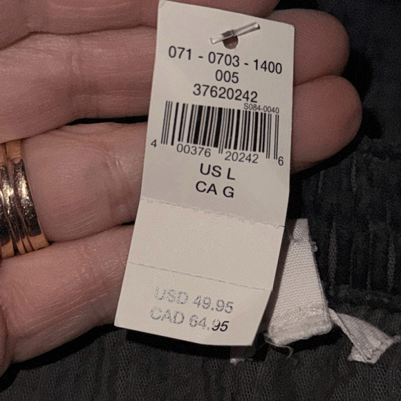 Aerie Corduroy Micro Mini Skirt Size Large Gray - Picture 3 of 3